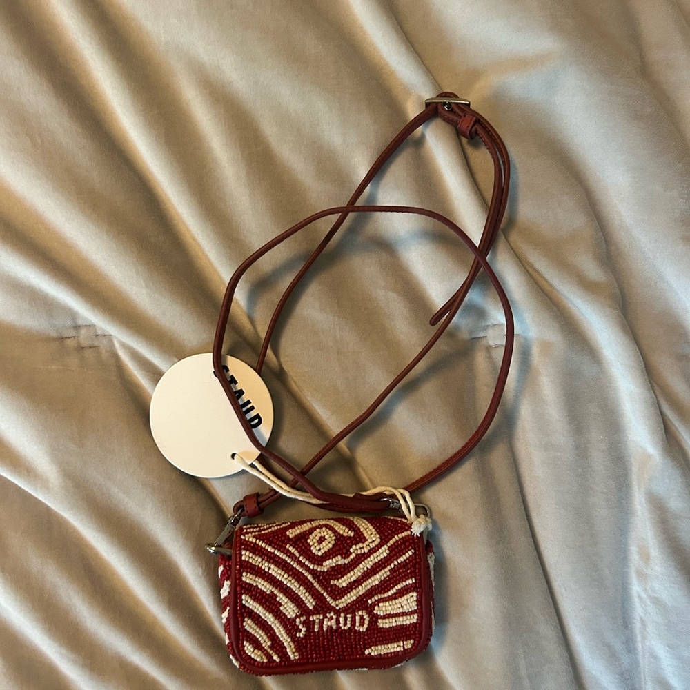 Staud tommy mini beaded crossbody bag - Picture 2 of 2